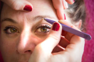 épilation du visage